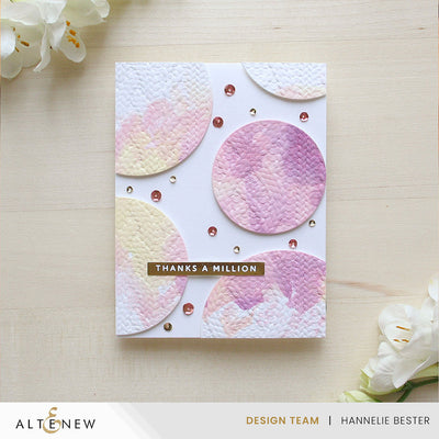 Embossing Folder Cozy Sweater 3D Embossing Folder