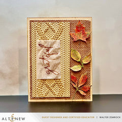 Embossing Folder Cozy Sweater 3D Embossing Folder
