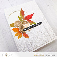 Embossing Folder Cozy Sweater 3D Embossing Folder
