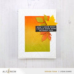 Embossing Folder Cozy Sweater 3D Embossing Folder