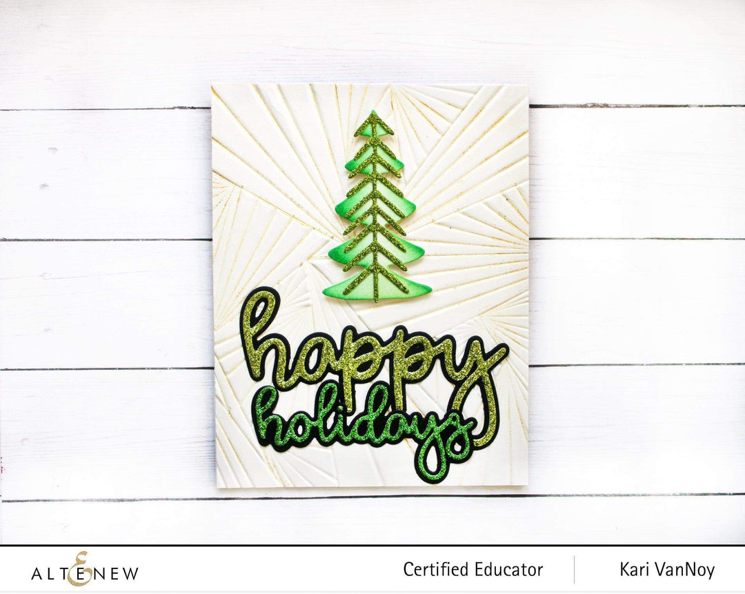 Embossing Folder Cross Weaves 3D Embossing Folder