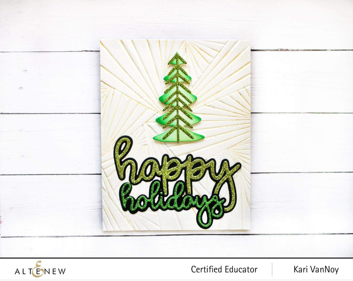 Embossing Folder Cross Weaves 3D Embossing Folder
