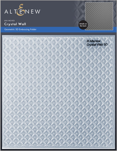 Embossing Folder Crystal Wall 3D Embossing Folder