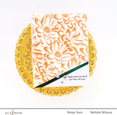Embossing Folder Daisy Bed 3D Embossing Folder