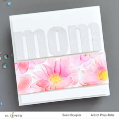Embossing Folder Daisy Bed 3D Embossing Folder