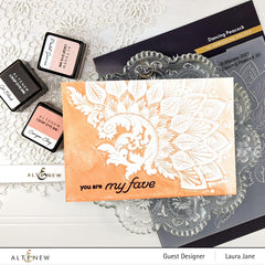 Embossing Folder Dancing Peacock 3D Embossing Folder