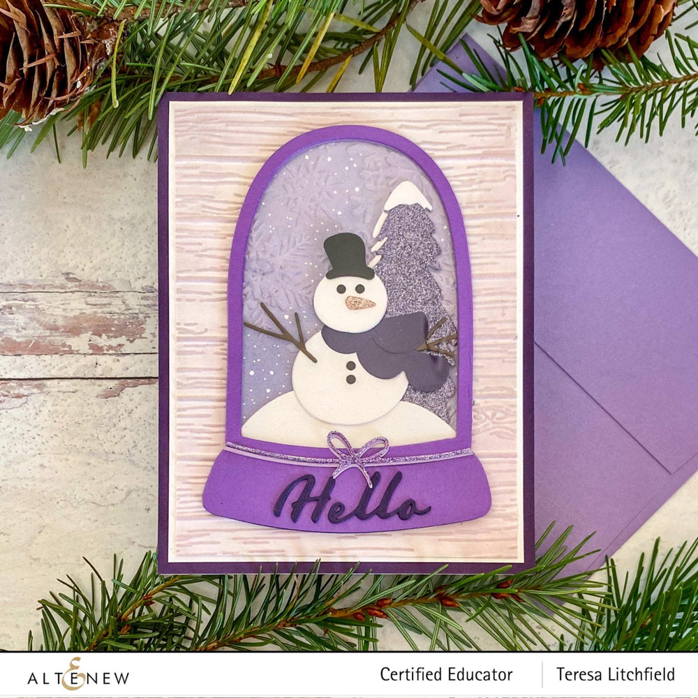 Embossing Folder Deck Planks 3D Embossing Folder