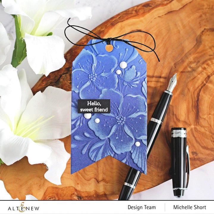 Embossing Folder Decorative Florals 3D Embossing Folder