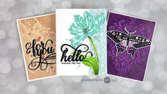 Embossing Folder Decorative Florals 3D Embossing Folder
