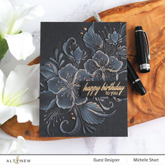 Embossing Folder Decorative Florals 3D Embossing Folder