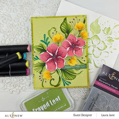 Embossing Folder Decorative Florals 3D Embossing Folder
