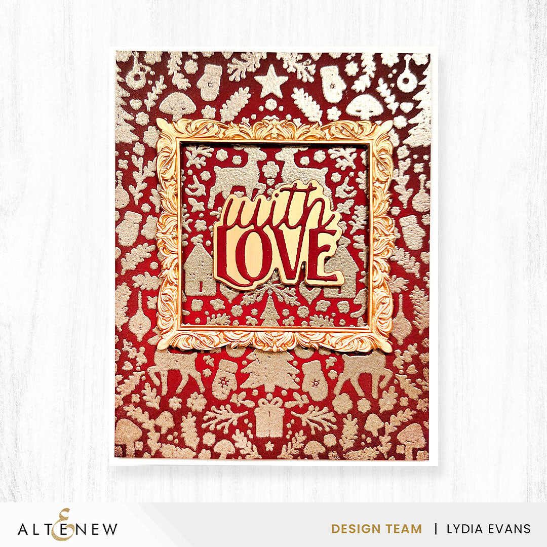 Embossing Folder Decorative Frames 3D Embossing Folder & Die Set