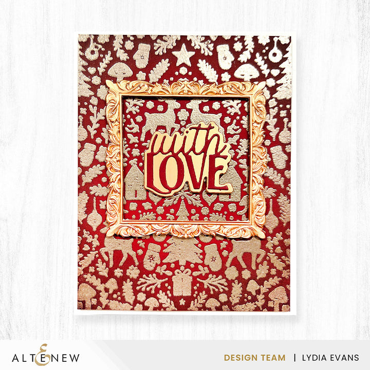 Embossing Folder Decorative Frames 3D Embossing Folder & Die Set