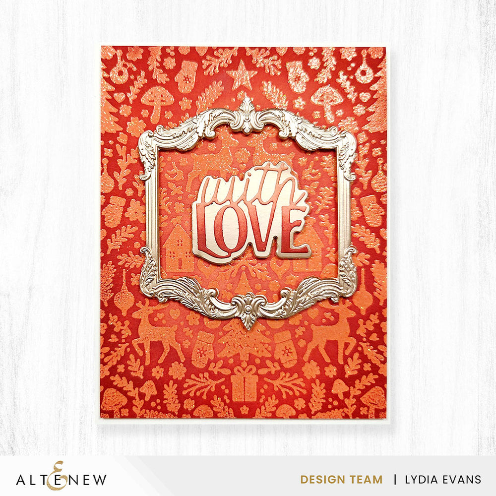 Embossing Folder Decorative Frames 3D Embossing Folder & Die Set
