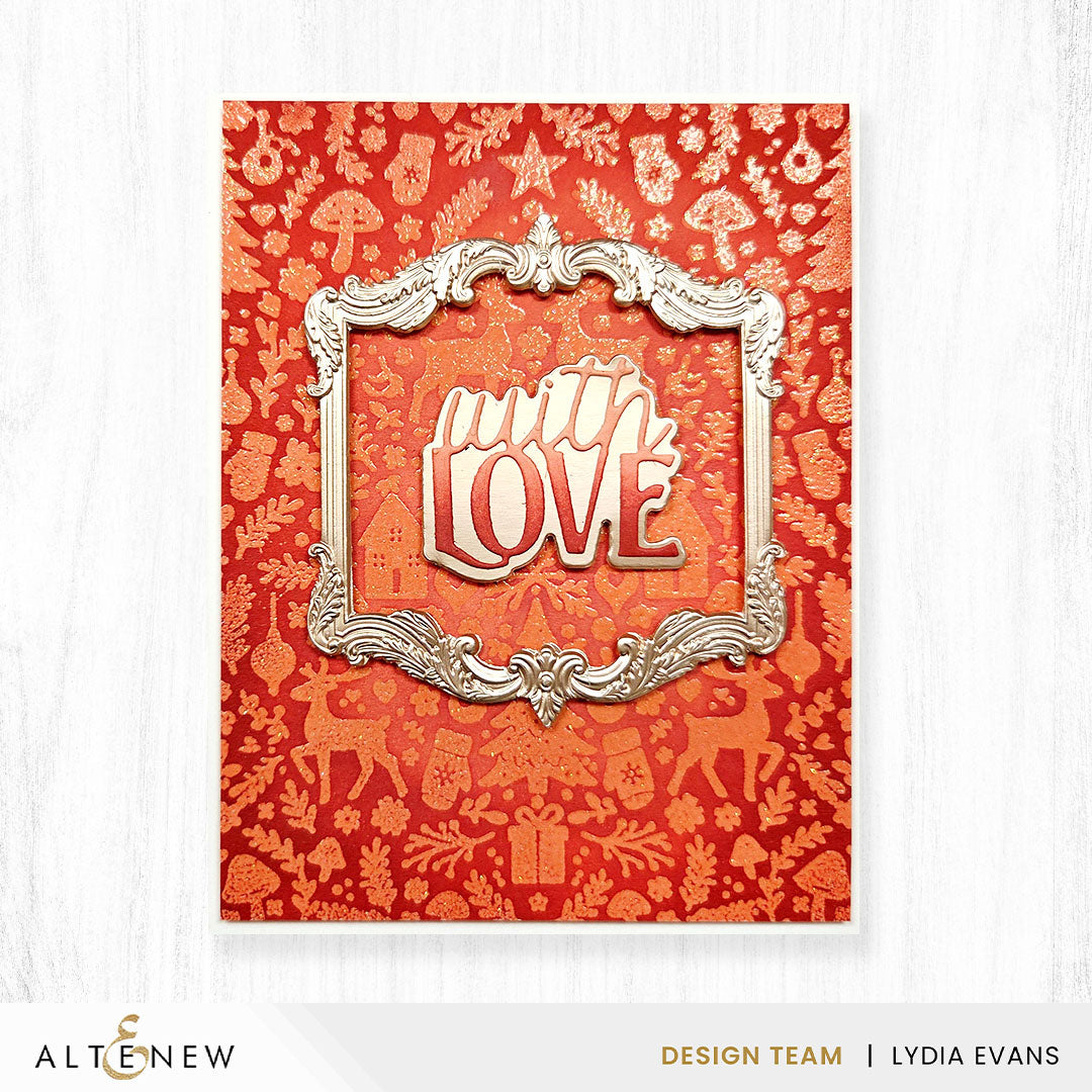 Embossing Folder Decorative Frames 3D Embossing Folder & Die Set