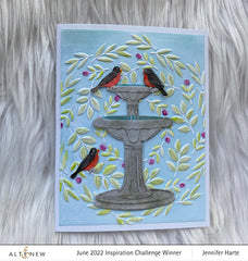 Embossing Folder Delicate Wreath 3D Embossing Folder