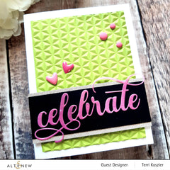 Embossing Folder Diamond Stars 3D Embossing Folder
