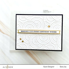 Embossing Folder Dotty Circles 3D Embossing Folder