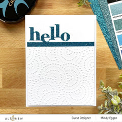 Embossing Folder Dotty Circles 3D Embossing Folder