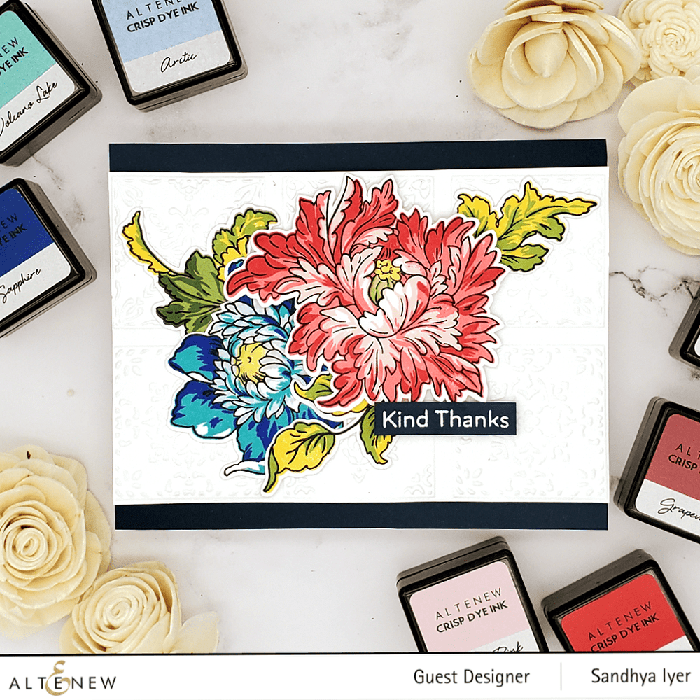 Embossing Folder Dreamy Tiles 3D Embossing Folder