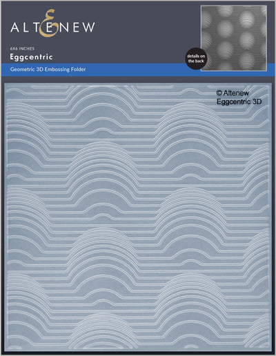 Embossing Folder Eggcentric 3D Embossing Folder