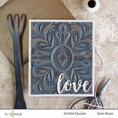 Embossing Folder Fantasy Emblem 3D Embossing Folder