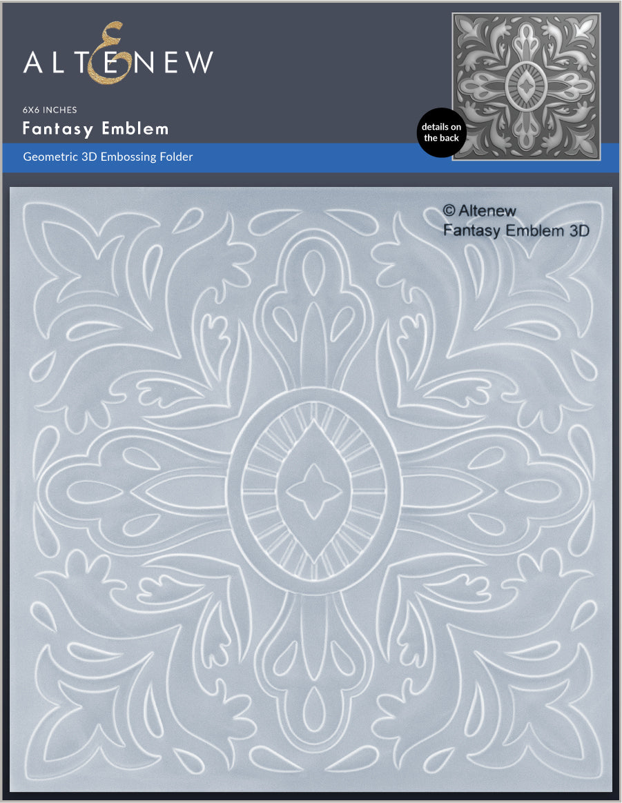 Embossing Folder Fantasy Emblem 3D Embossing Folder