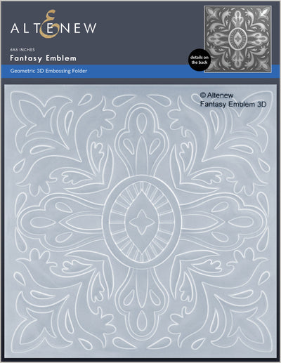 Embossing Folder Fantasy Emblem 3D Embossing Folder