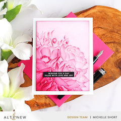 Embossing Folder Farmhouse Florals 3D Embossing Folder