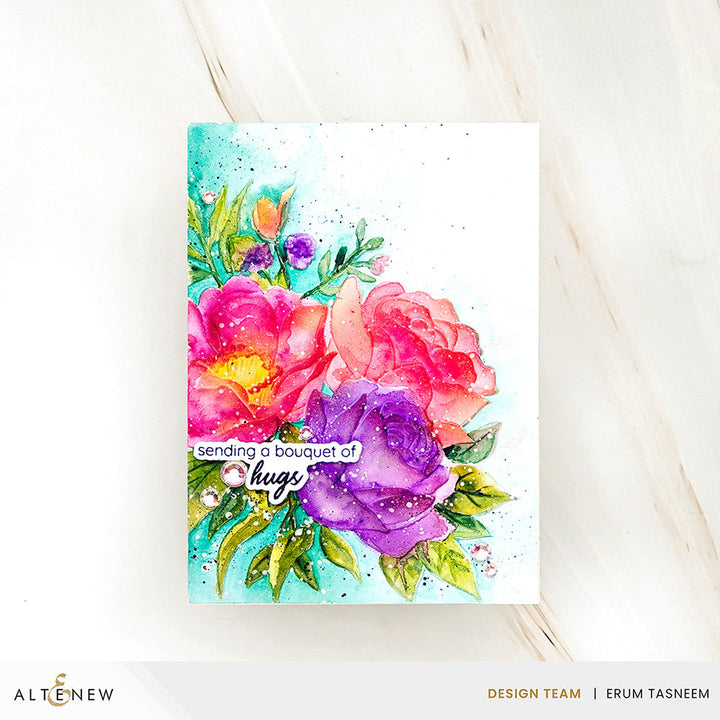 Embossing Folder Farmhouse Florals 3D Embossing Folder