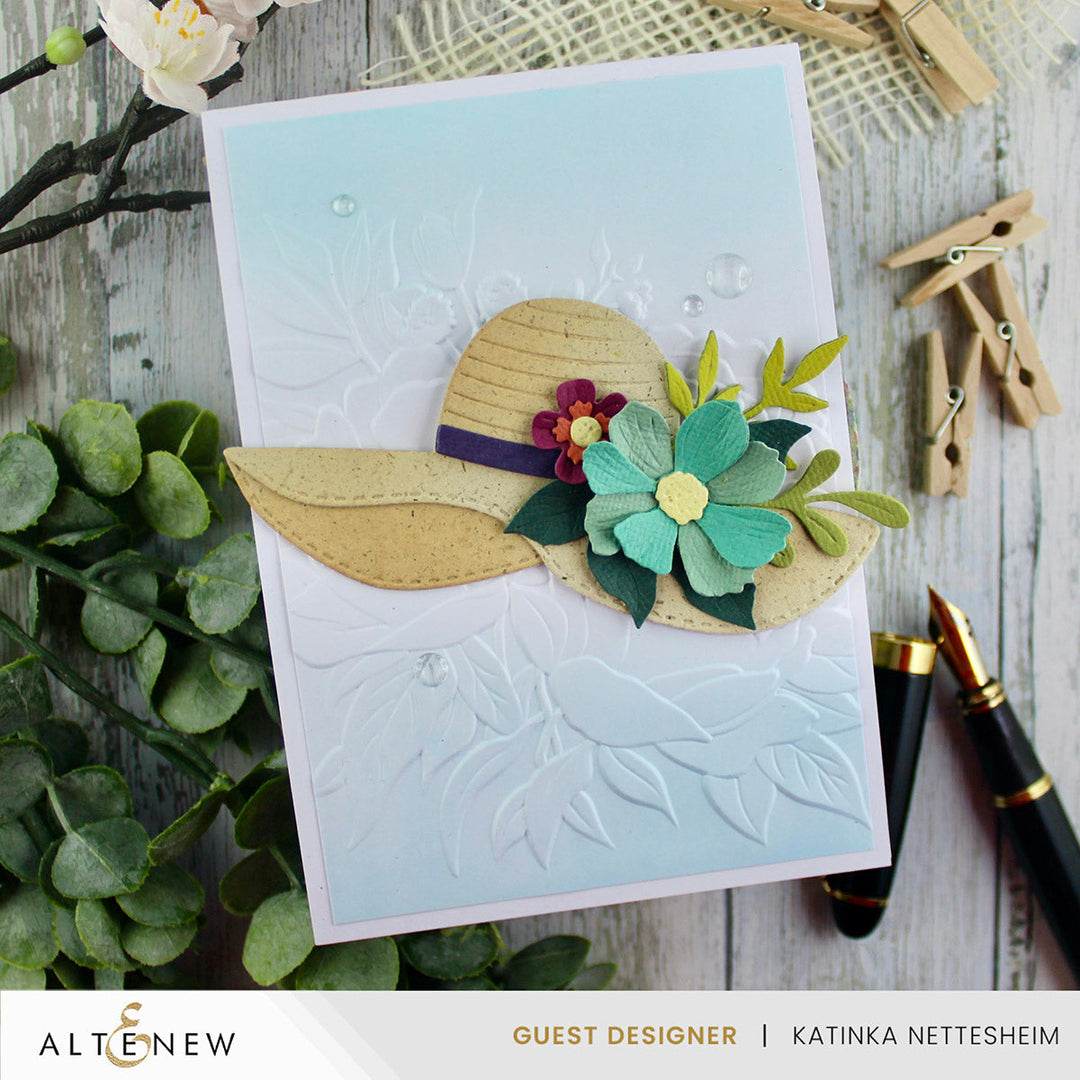 Embossing Folder Farmhouse Florals 3D Embossing Folder
