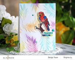 Embossing Folder Floating Foliage 3D Embossing Folder