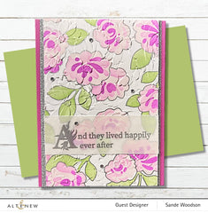 Embossing Folder Flower Bed 3D Embossing Folder