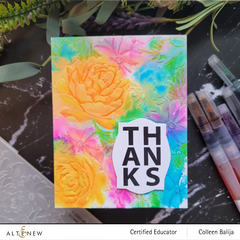 Embossing Folder Flower Bed 3D Embossing Folder