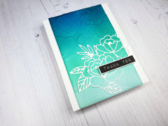 Embossing Folder Flowers & Leaves 3D Embossing Folder