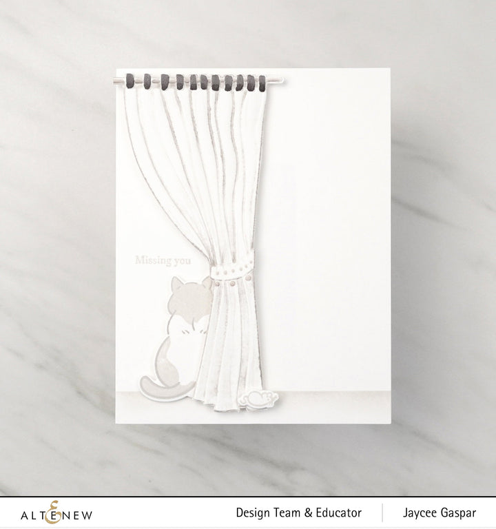 Embossing Folder Folded Drapes 3D Embossing Folder