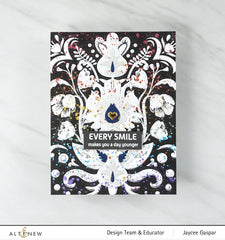 Embossing Folder Folk Art Motif 3D Embossing Folder