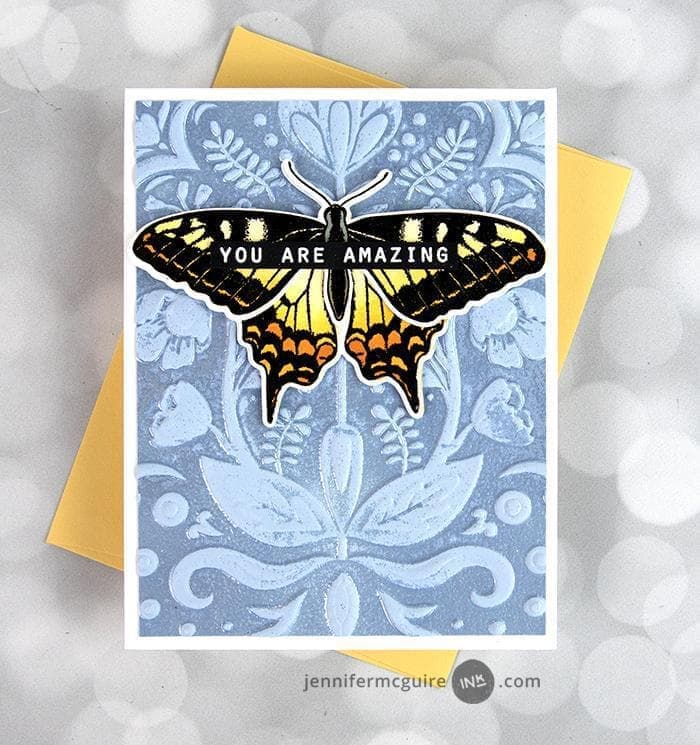 Embossing Folder Folk Art Motif 3D Embossing Folder