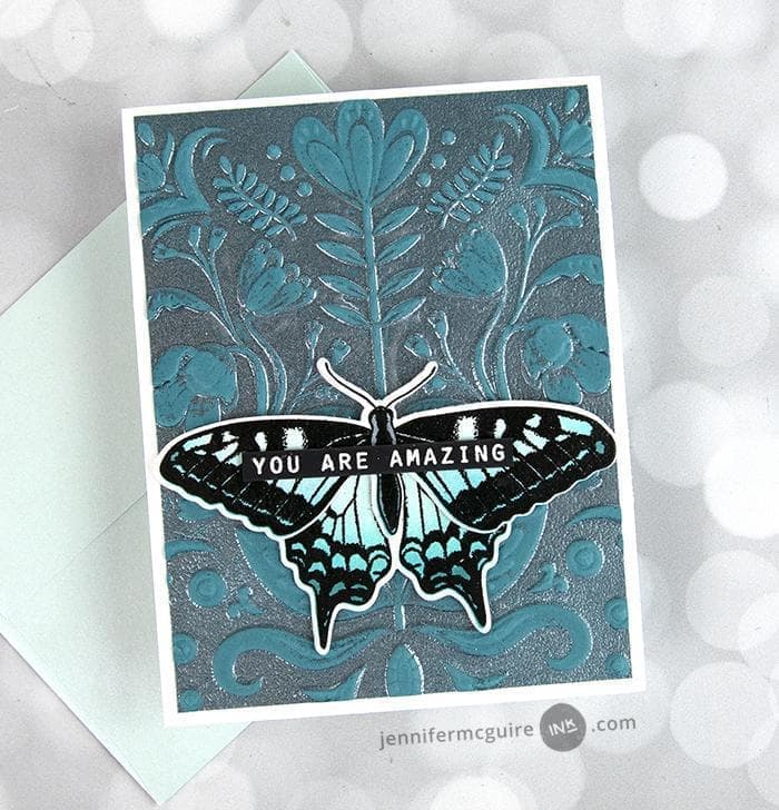 Embossing Folder Folk Art Motif 3D Embossing Folder
