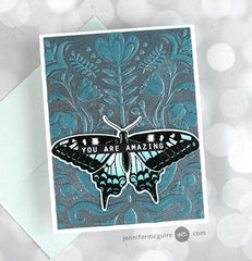 Embossing Folder Folk Art Motif 3D Embossing Folder