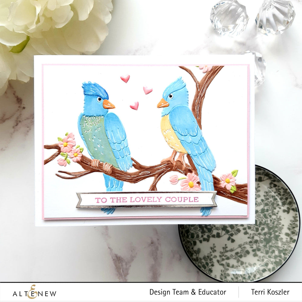Embossing Folder Folktale Birds 3D Embossing Folder