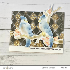 Embossing Folder Folktale Birds 3D Embossing Folder