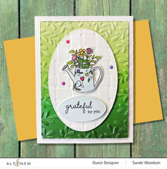 Embossing Folder Frame of Leaves 3D Embossing Folder