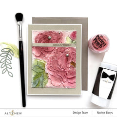 Embossing Folder Frilly Peonies 3D Embossing Folder