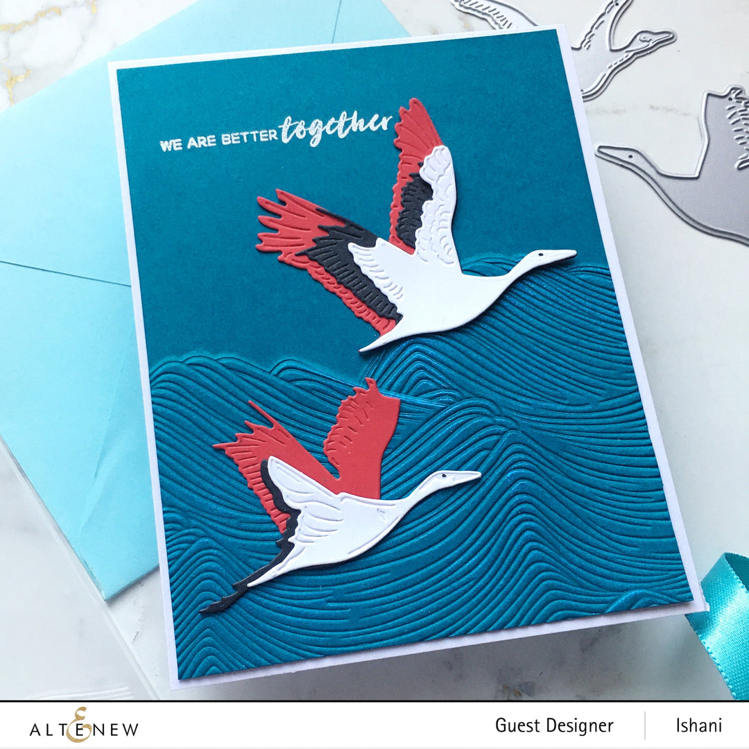 Embossing Folder From Land to Sea 3D Embossing Folder