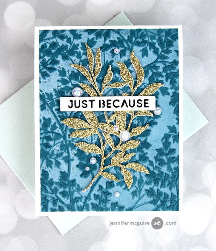 Embossing Folder Garden Harmony 3D Embossing Folder