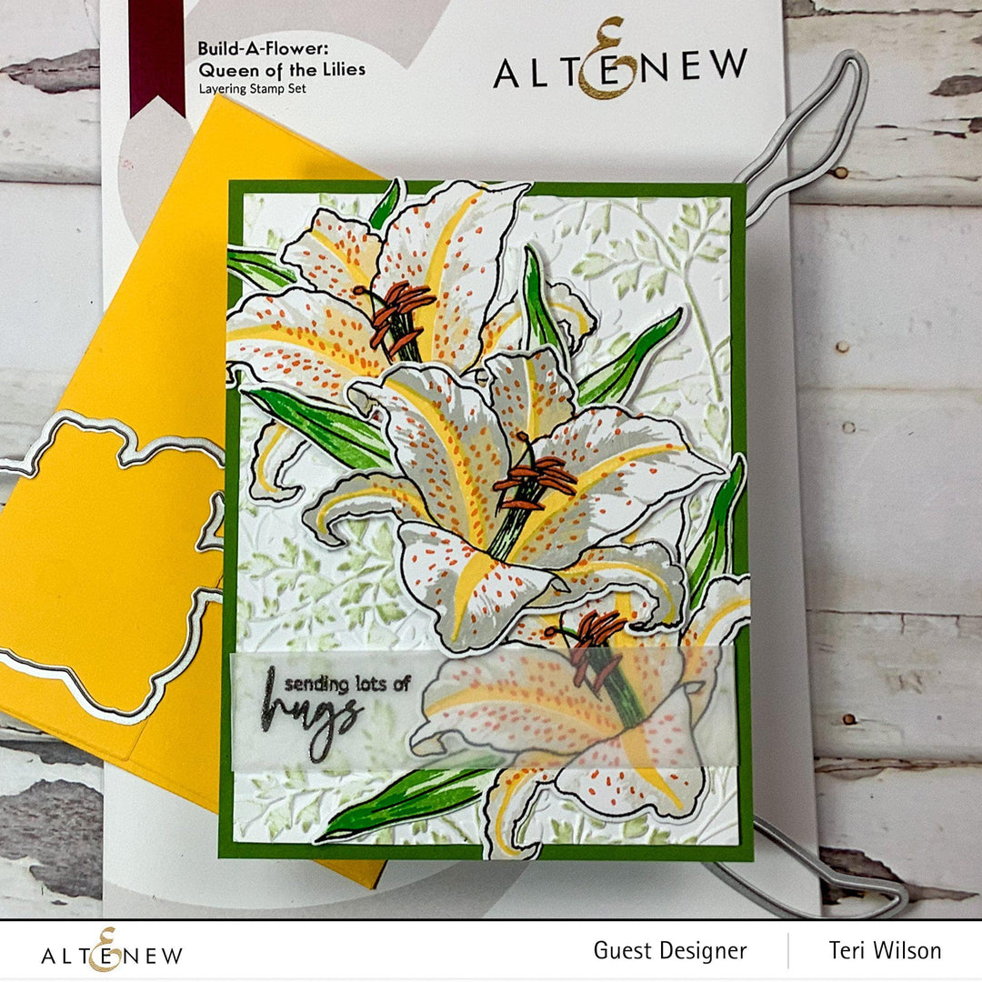 Embossing Folder Garden Harmony 3D Embossing Folder