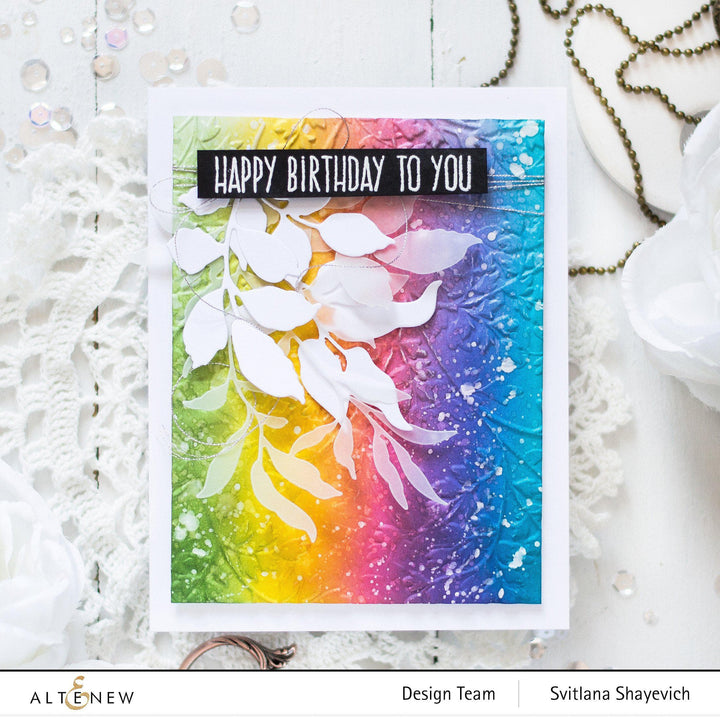 Embossing Folder Garden Harmony 3D Embossing Folder