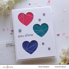 Embossing Folder Gem Pattern 3D Embossing Folder