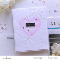 Embossing Folder Gem Pattern 3D Embossing Folder